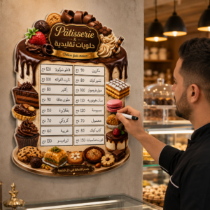 اعرض أسعار حلوياتك باحترافية واجذب أنظار الزبائن من أول نظرة 🍰