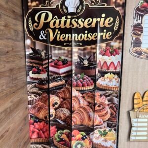 Rideau Imprimé Pâtisserie & Viennoiserie